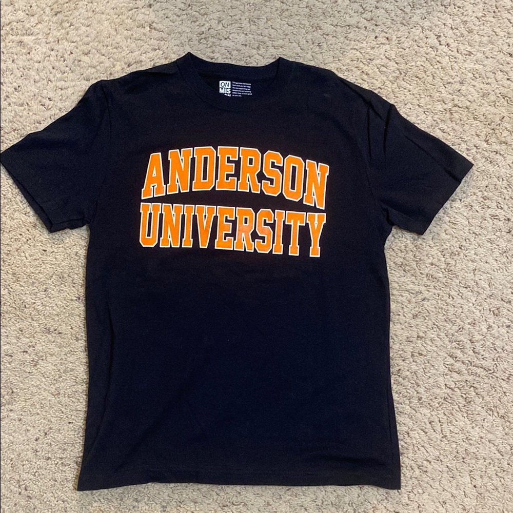 Bold Orange and Black Short Sleeve Tee